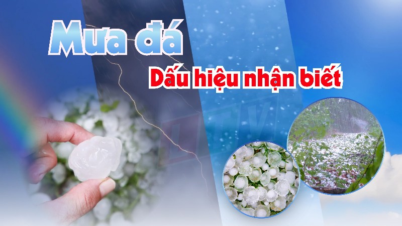 Mưa đá: Dấu hiệu nhận biết