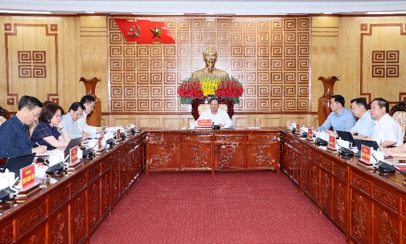 Họp Ban Thường vụ Tỉnh uỷ cho ý kiến vào các dự án, chủ trương quan trọng