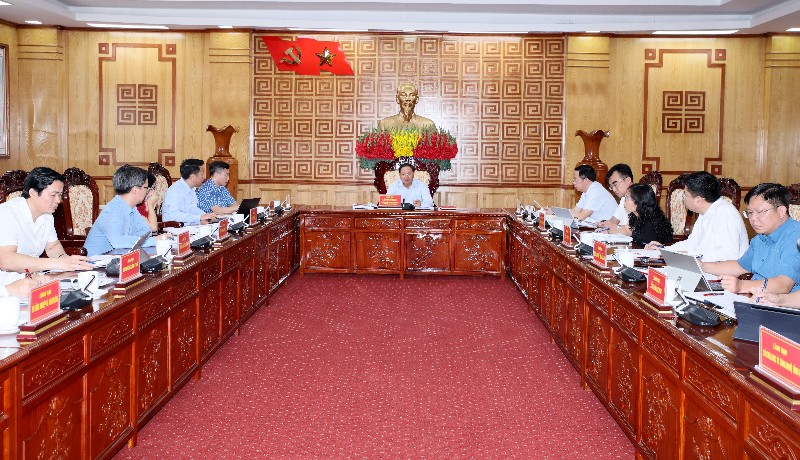 Hội nghị thông qua Dự thảo Báo cáo kết quả giám sát đối với Ban Thường vụ Đảng uỷ UBND tỉnh