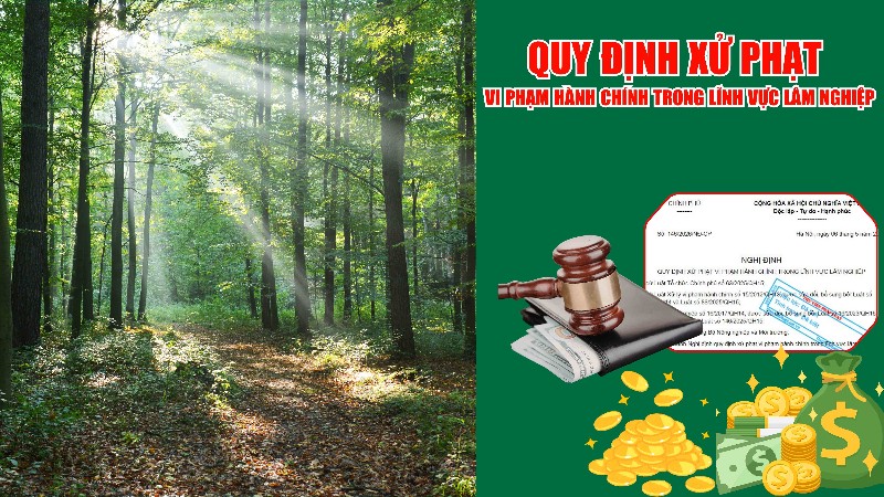 Quy định xử phạt vi phạm hành chính trong lĩnh vực lâm nghiệp