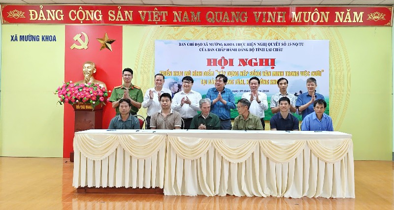 Mường Khoa triển khai mô hình điểm xây dựng nếp sống văn minh trong việc cưới