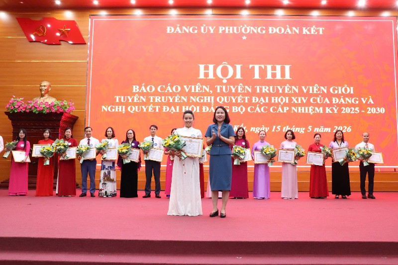 Hội thi Báo cáo viên, tuyên truyền viên giỏi năm 2026