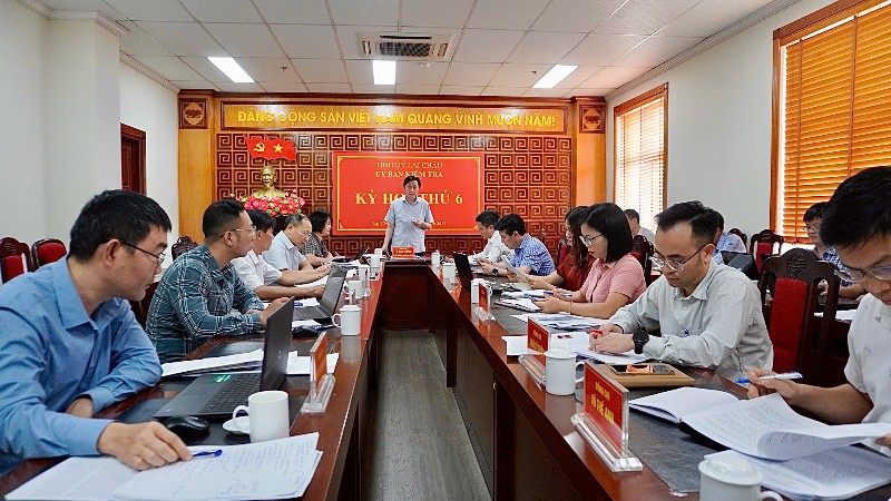 Ủy ban Kiểm tra Tỉnh ủy tổ chức Kỳ họp thứ 6