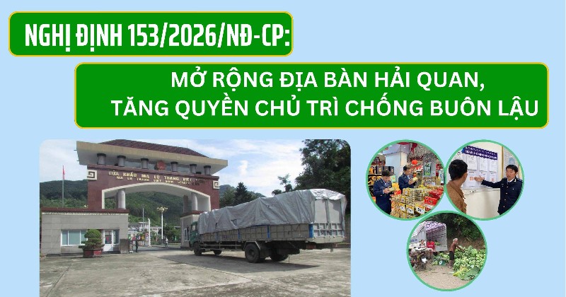 Mở rộng địa bàn hải quan, tăng quyền chủ trì chống buôn lậu 