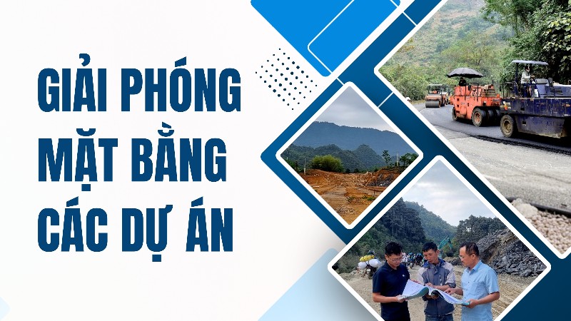 Giải phóng mặt bằng các dự án