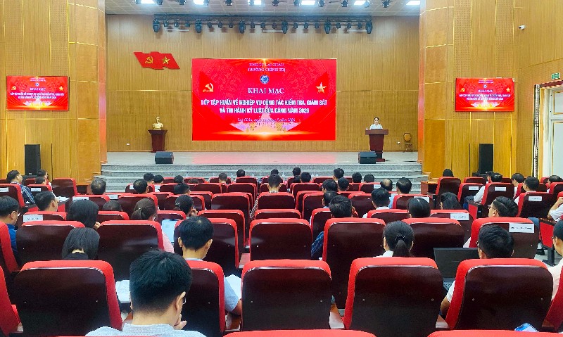 Tập huấn nghiệp vụ công tác kiểm tra, giám sát và thi hành kỷ luật của Đảng năm 2026