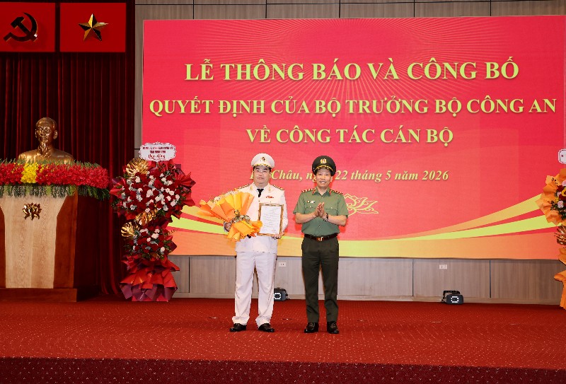 Lai Châu có Tân Giám đốc Công an tỉnh