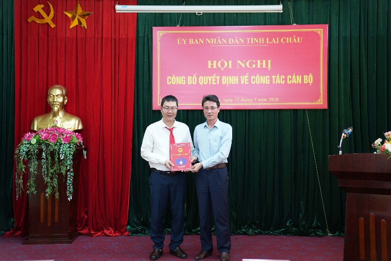 Đồng chí Nguyễn Phương Hạnh giữ chức Phó Giám đốc Sở Nông nghiệp và Môi trường Lai Châu