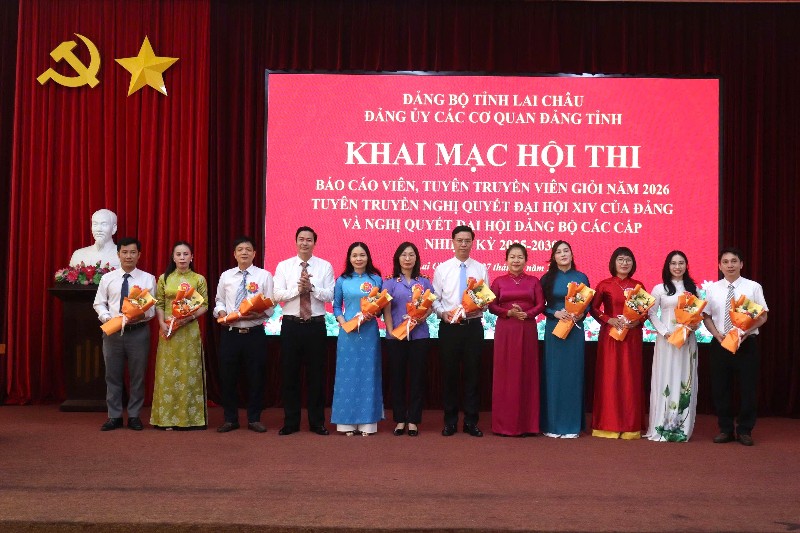 Khai mạc Hội thi báo cáo viên, tuyên truyền viên giỏi năm 2026
