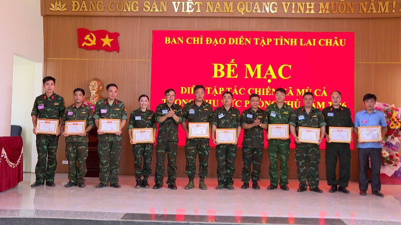Diễn tập tác chiến xã Mù Cả trong khu vực phòng thủ năm 2026