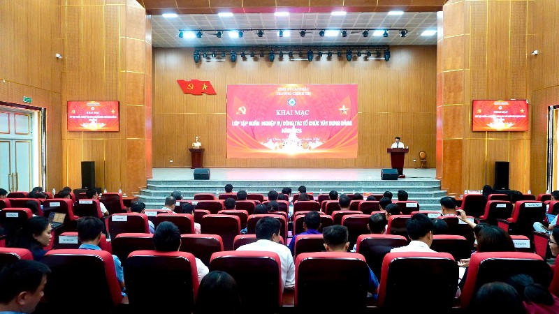 138 học viên tham dự lớp tập huấn nghiệp vụ công tác tổ chức xây dựng Đảng
