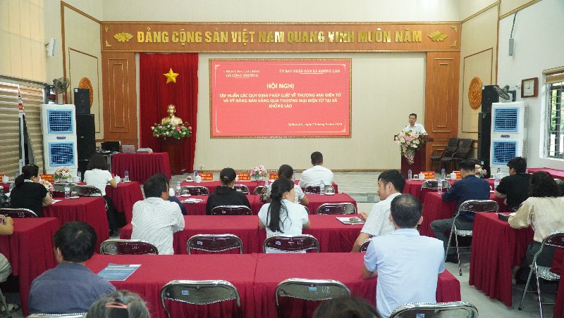 Tập huấn các quy định pháp luật về thương mại điện tử và kỹ năng bán hàng qua thương mại điện tử