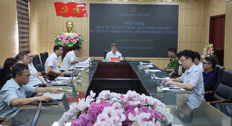 Hội nghị trực tuyến toàn quốc quán triệt tổ chức kỳ thi tốt nghiệp THPT năm 2026