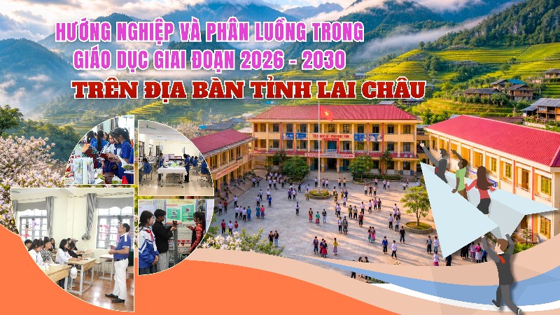 Hướng nghiệp và phân luồng trong giáo dục giai đoạn 2026 - 2030 trên địa bàn tỉnh Lai Châu