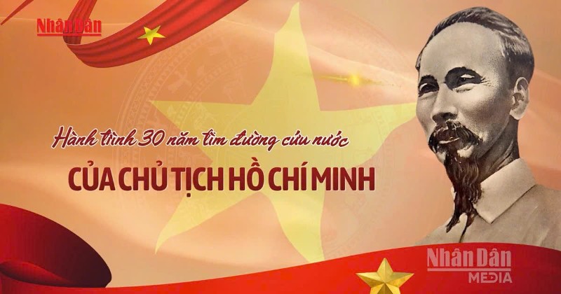 Hành trình 30 năm tìm đường cứu nước của Chủ tịch Hồ Chí Minh
