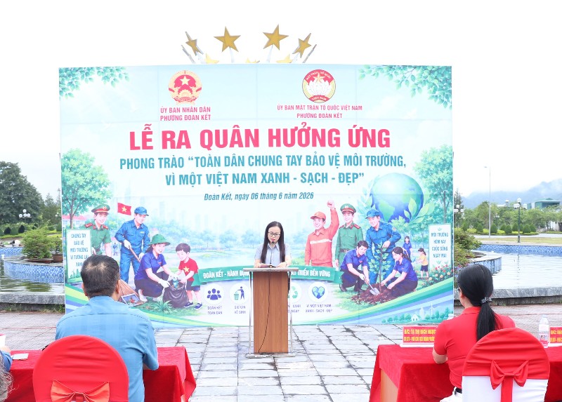 Lễ ra quân hưởng ứng phong trào "Toàn dân chung tay bảo vệ môi trường vì một Việt Nam xanh - sạch - đẹp"