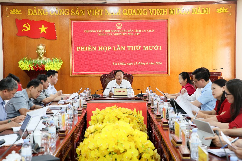 Phiên họp lần thứ mười Thường trực HĐND tỉnh khóa XVI