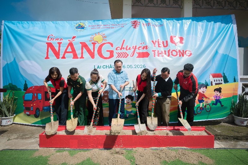 Khởi công xây dựng bếp ăn bán trú cho học sinh vùng cao xã Sin Suối Hồ 