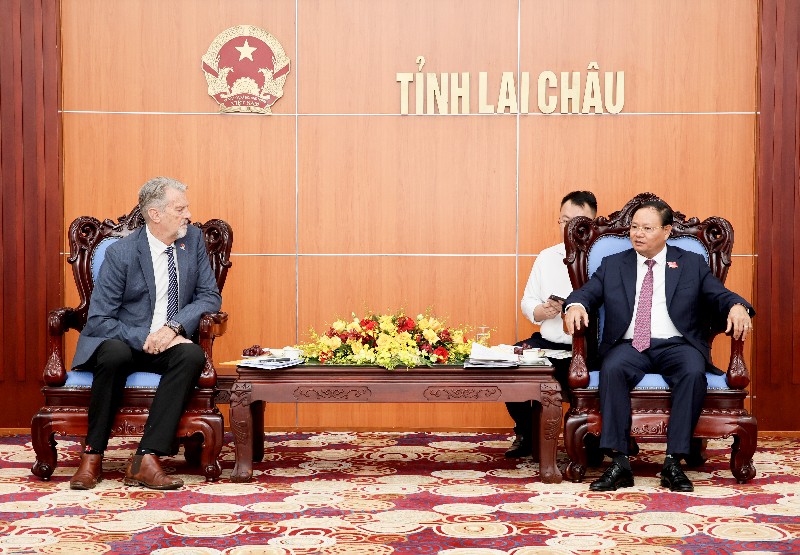 Bí thư Tỉnh uỷ Lê Minh Ngân làm việc với Chủ tịch Tập đoàn Mavin 