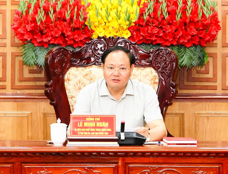 Bí thư Tỉnh uỷ Lê Minh Ngân:     Khơi thông nguồn lực năng lượng, tạo động lực tăng trưởng mới cho Lai Châu