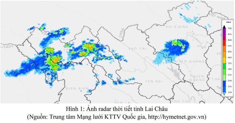 Lai Châu: Cảnh báo dông, lốc, sét, mưa đá và mưa lớn cục bộ