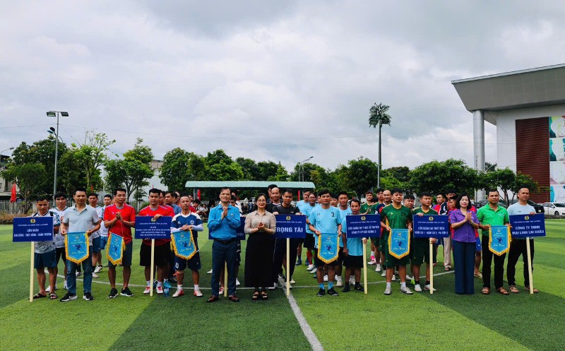 Khai mạc Giải bóng đá nam đoàn viên, công nhân, viên chức lao động năm 2026