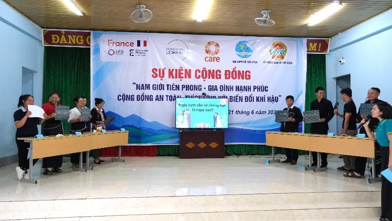 Sự kiện cộng đồng “Nam giới tiên phong - Gia đình hạnh phúc - Cộng đồng an toàn, thích ứng với biến đổi khí hậu”