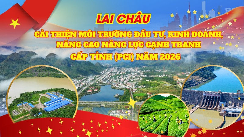 Lai Châu cải thiện môi trường đầu tư, kinh doanh, nâng cao năng lực cạnh tranh cấp tỉnh (PCI) năm 2026