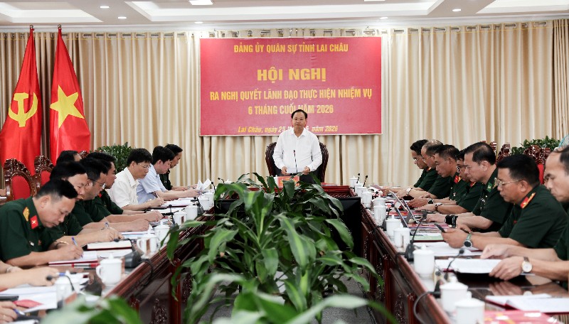 Quyết tâm hoàn thành thắng lợi nhiệm vụ quân sự, quốc phòng địa phương 6 tháng cuối năm 2026
