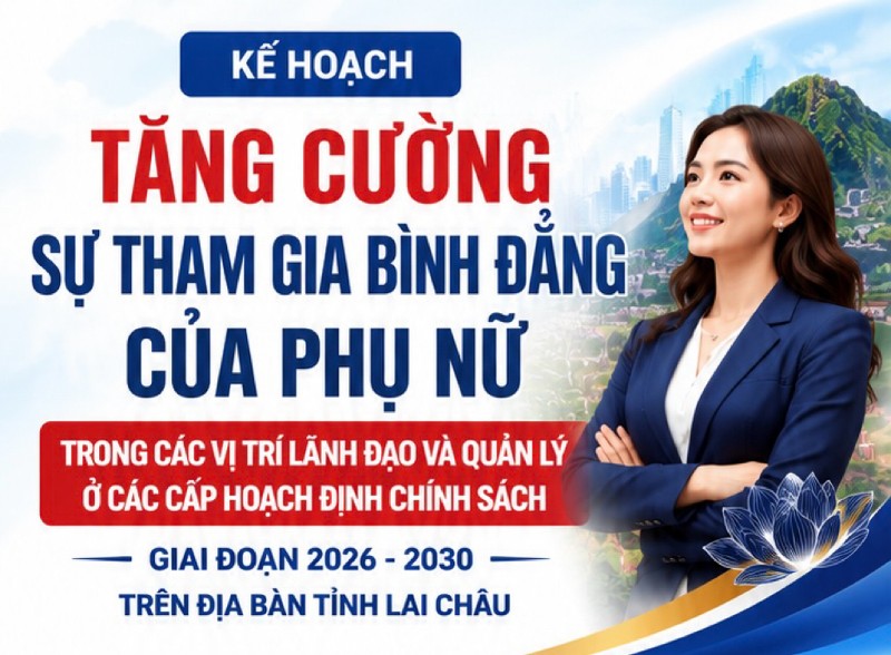 Tăng cường phụ nữ tham gia lãnh đạo, quản lý giai đoạn 2026-2030