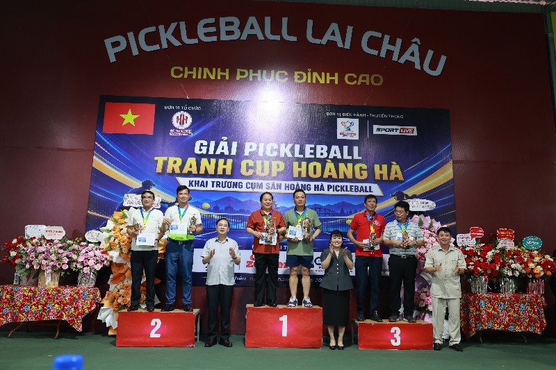 Giải Pickleball tranh Cúp Hoàng Hà và ra mắt Cụm sân Pickleball Hoàng Hà
