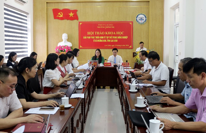 Hội thảo khoa học “Giải pháp phát triển kinh tế tập thể trong nông nghiệp ở Mường Kim”