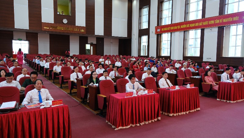 Hội nghị công bố các nghị quyết, quyết định sắp xếp tổ dân phố, bản trên địa bàn phường Đoàn Kết