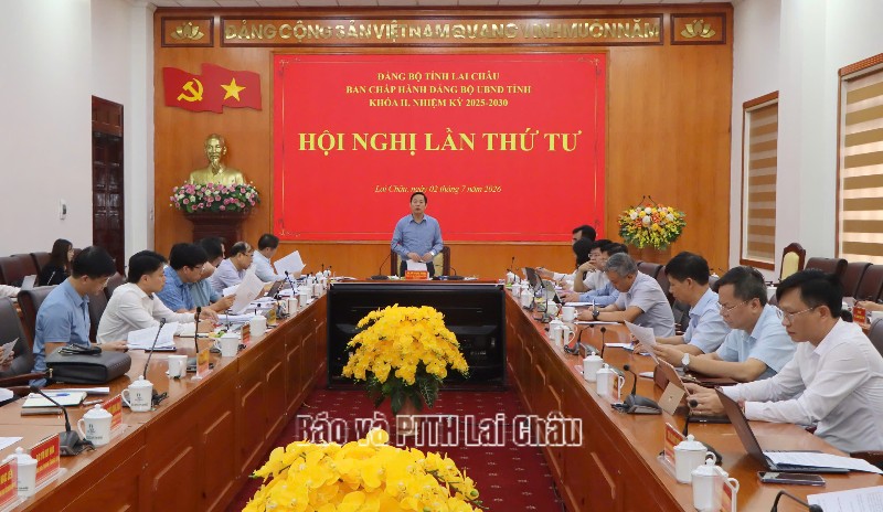 Hội nghị lần thứ tư Ban Chấp hành Đảng bộ UBND tỉnh khóa II, nhiệm kỳ 2025-2030