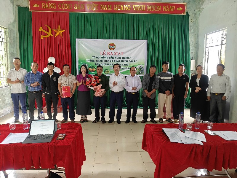 Ra mắt Tổ hội nông dân nghề nghiệp trồng, chăm sóc và phát triển cây lê tại xã Tả Lèng