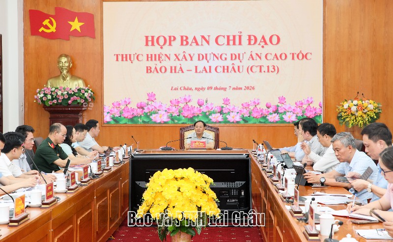 Bí thư Tỉnh ủy Lê Minh Ngân: Quyết tâm cao nhất đưa cao tốc Bảo Hà - Lai Châu về đích đúng tiến 