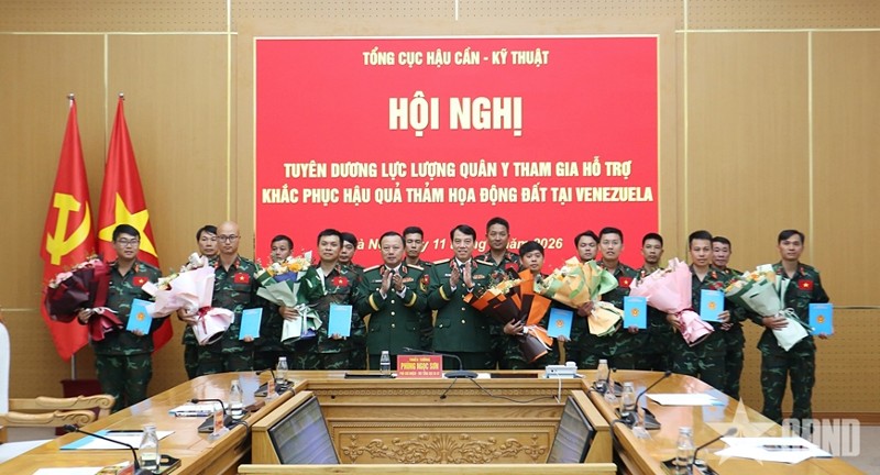 Tổng cục Hậu cần-Kỹ thuật: Tuyên dương lực lượng quân y tham gia hỗ trợ khắc phục thảm họa động đất tại Venezuela