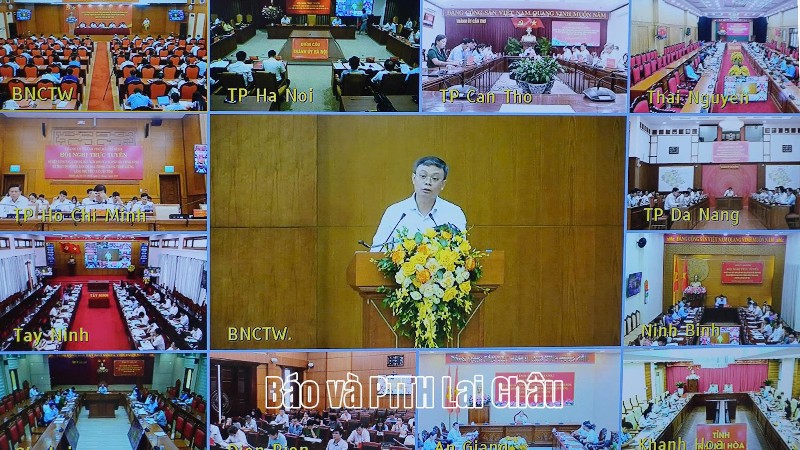 Hội nghị sơ kết công tác 6 tháng đầu năm 2026 của ngành Nội chính Đảng 