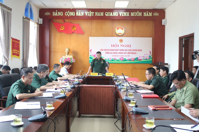 Hội nghị lần thứ 3 Ban Chấp hành Hội Cựu Chiến binh tỉnh Lai Châu 