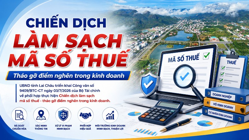 Triển khai chiến dịch làm sạch mã số thuế - tháo gỡ điểm nghẽn trong kinh doanh
