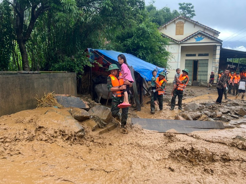 Lai Châu chủ động ứng phó, khắc phục hậu quả mưa lớn, lũ quét, sạt lở đất