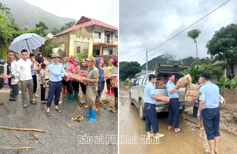 Lai Châu chủ động hàng hóa, hỗ trợ người dân vùng lũ