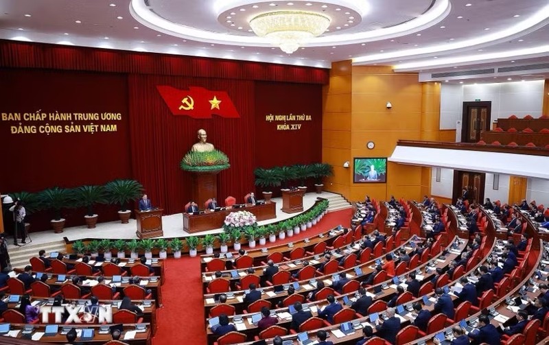 Thông cáo báo chí ngày làm việc thứ tư Hội nghị Trung ương 3 khoá XIV