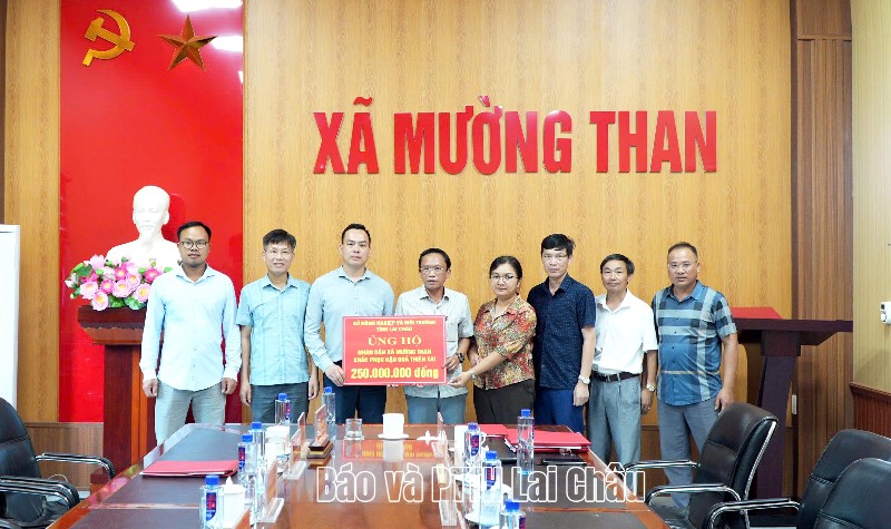 Hỗ trợ 250 triệu đồng cho xã Mường Than khắc phục hậu quả thiên tai
