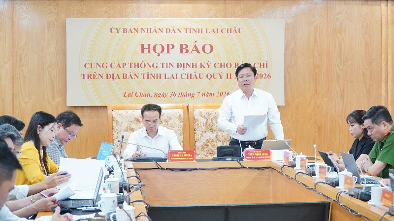 Họp báo cung cấp thông tin định kỳ cho báo chí quý II năm 2026