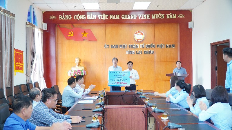 VietinBank ủng hộ 1 tỷ đồng hỗ trợ tỉnh Lai Châu khắc phục hậu quả thiên tai
