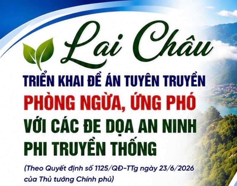 Lai Châu  triển khai Đề án tuyên truyền phòng ngừa, ứng phó với các đe dọa an ninh phi truyền thống