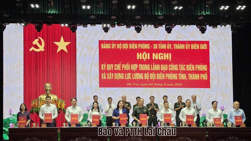 Đảng ủy Bộ đội Biên phòng phối hợp với 30 tỉnh ủy, thành ủy ký Quy chế phối hợp