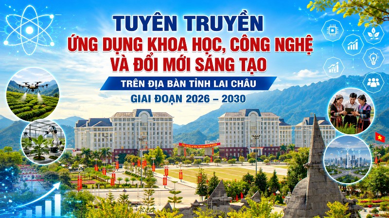 Tuyên truyền ứng dụng khoa học, công nghệ và đổi mới sáng tạo trên địa bàn tỉnh Lai Châu giai đoạn 2026 – 2030