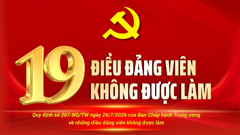 Quy định số 207-QĐ/TW về những điều đảng viên không được làm